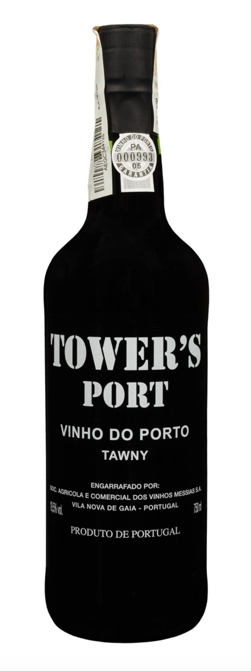 Портвейн Tower's Port Vinho do Porto Tawny солод. черв. 19.5% 0.75 л